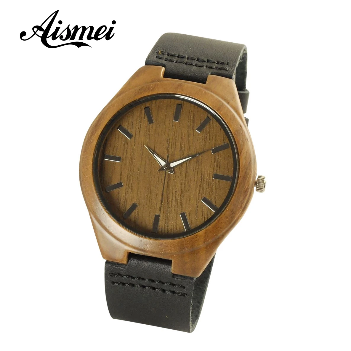 Achat 2018 Nouvelle Arrivée Bois montre Japonais Miyota Montres Véritable En Cuir Bambou En Bois Montres Pour Hommes Femmes De Noël Cadeaux
