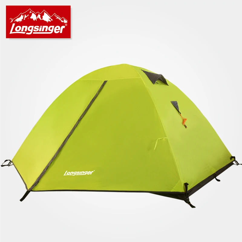 Longsinger 2 человека алюминия полюса два слоя три сезона ultralight непромокаемые