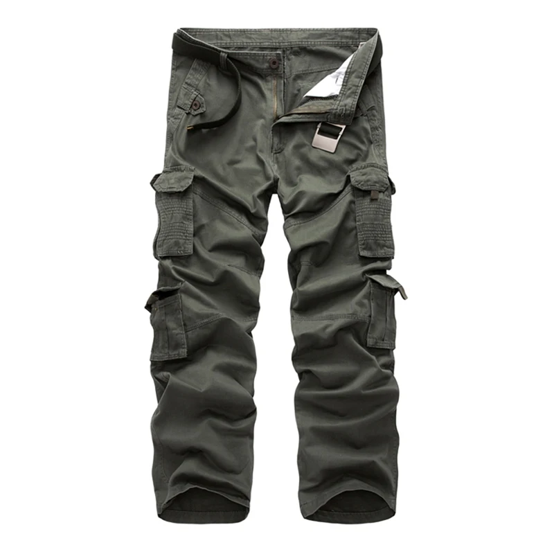 Мужские брюки карго, Мужская городская тактическая одежда, военные брюки с несколькими карманами, Уникальные повседневные брюки из ткани Рипстоп, размер 28-40