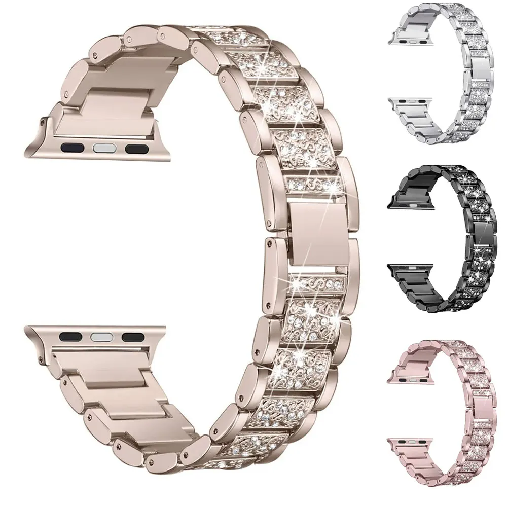 Stainless steel Strap For Apple watch 5 4 3 bands straps 42 44mm 40 38mm iwatch 4 3 band 40mm metal watch strap bracelet Watch Stainless steel Strap For Apple watch 5 4 3 bands straps 42 44mm 40 38mm iwatch 4 3 band 40mm metal watch strap bracelet Watch