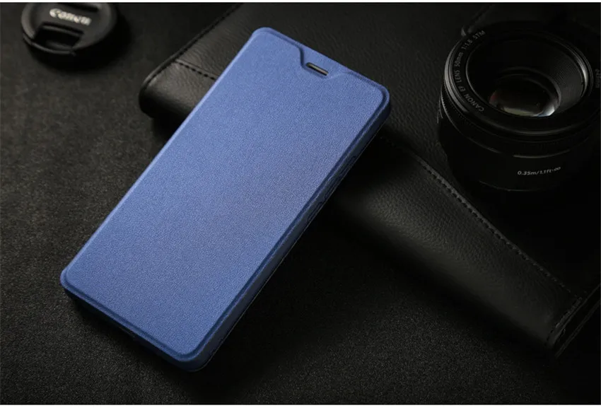 Xiaomi Redmi 6 Чехол Redmi 6 Pro откидной кожаный пластиковый защитный чехол Capas Coque Apises Xiaomi Redmi 6A чехол - Цвет: Небесно-голубой