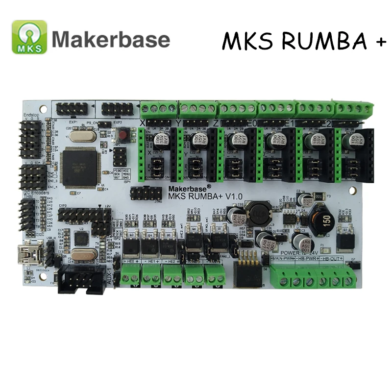 Части 3d принтера MKS Rumba + все в одном интегрированная материнская плата смарт