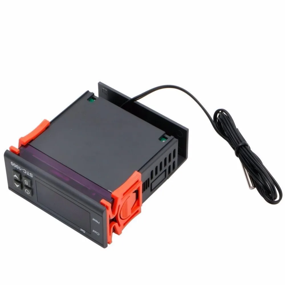 2017 Digital AC 220V STC-1000 All-Purpose Temperature Controller Thermostat W Sensor MAR18_15 2017 Digital AC 220V STC-1000 All-Purpose Temperature Controller Thermostat W Sensor MAR18_15