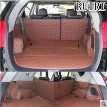 Полный набор ковриков для багажника автомобиля для hyundai Grand Santa fe 7 мест-2013 Прочный Коврик для багажника для Grand Santafe