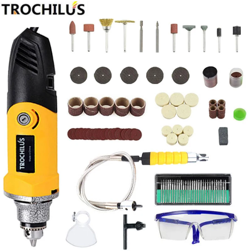

Trochilus electric engraving mini pen dremel400W Variable Speed carving wood Rotary mini drill engraver tools amoladora80507