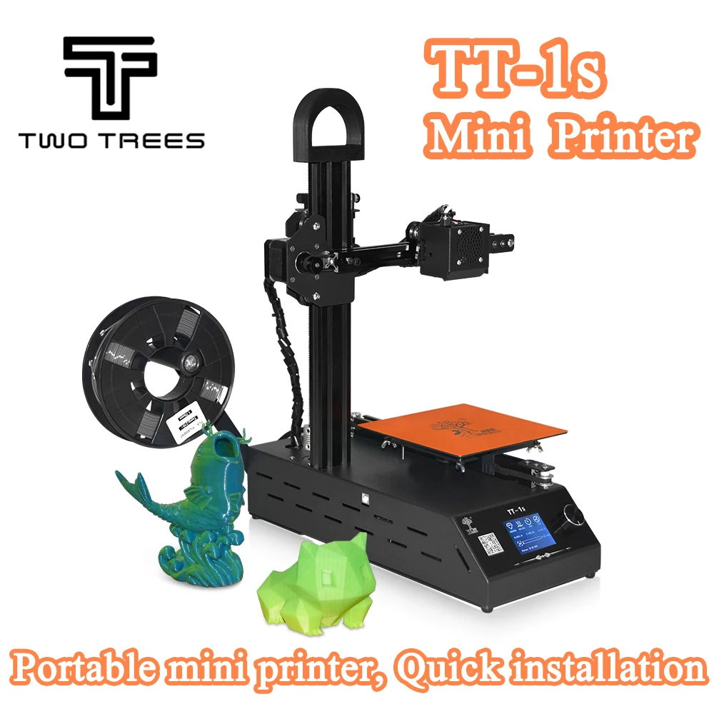 

2018 New DIY TT-1s Mini 3D printer 220V/110V Universal Made from high quality suppliers with 0.3kg consumables in random colors