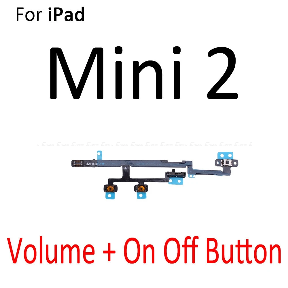 Новая кнопка включения выключения звука Кнопка регулировки громкости гибкий кабель для iPad Air Mini 1 2 3 4 5 запасные части