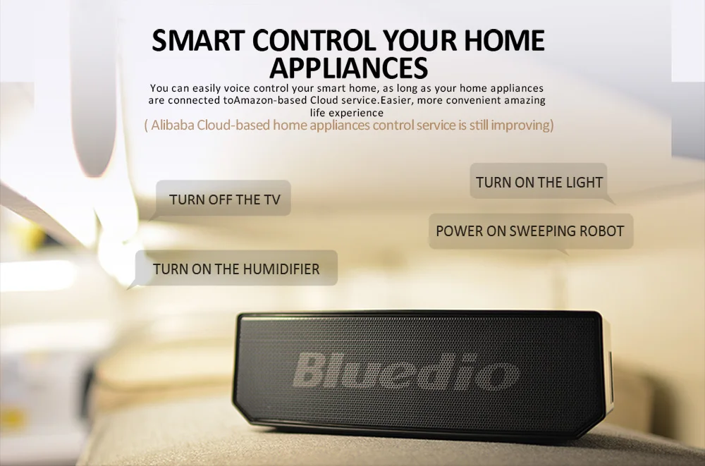 Bluedio BS-6 Беспроводная Bluetooth Колонка портативная мини умная Голосовая Колонка Встроенный микрофон Колонка черный саундбокс