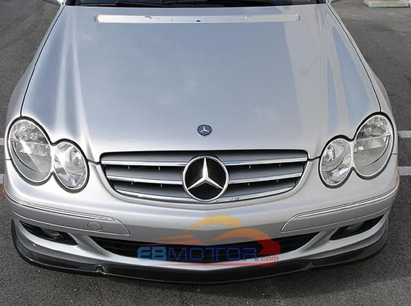 Front bumper lip spoiler for Mercedes Benz W209 CLK350 coupe 2006UP