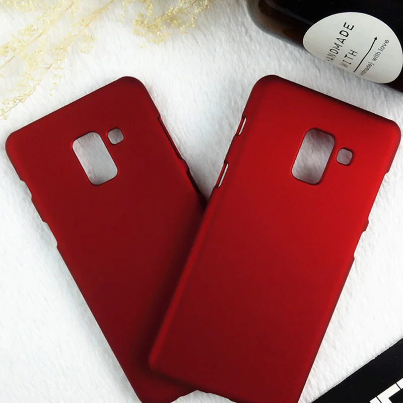 

For Samsung A8 2018 Case Matte Thin Frosted Hard PC Plastic Cover Fundas Coque for Samsung Galaxy A8 2018 A530 5.6" Phone Case