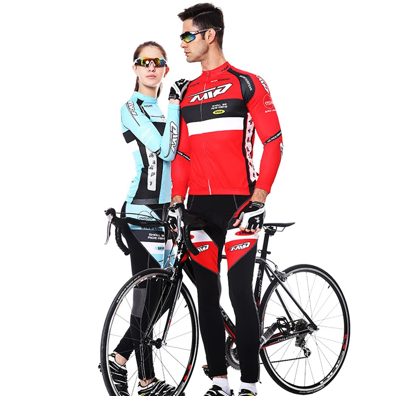 

Mountainpeak 2017 Spring&Autumn Long Sleeve UV Protect Cycling Jersey Sets MTB Road Bike Quick Dry Riding Jersey Bike Clothing
