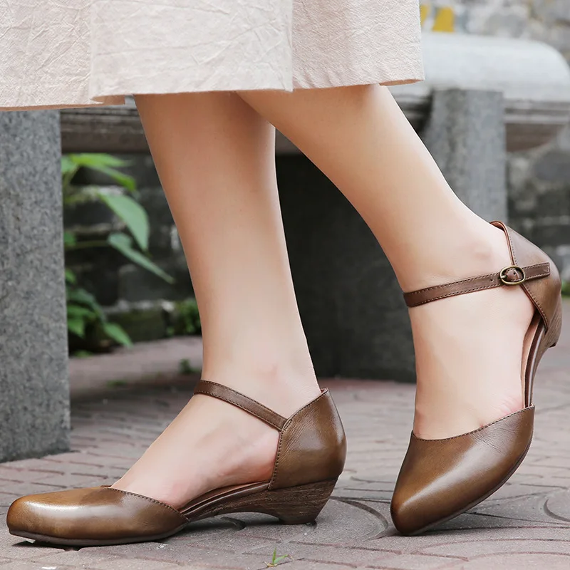 Cuir Pompes Grey En Femmes Mary Véritable Chaussures Décontracté Khaki Boucle G73 Dames D'été Pointu 98 Faible Sandales Janes Bout 2019 black Sangle Talon Ofwv7fxT