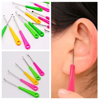 

20PCS Earpick Ear Wax Cleaner Pickers Metal Ear Picks Wax Removal Curette Ear Care Spoon Tool 2019 New