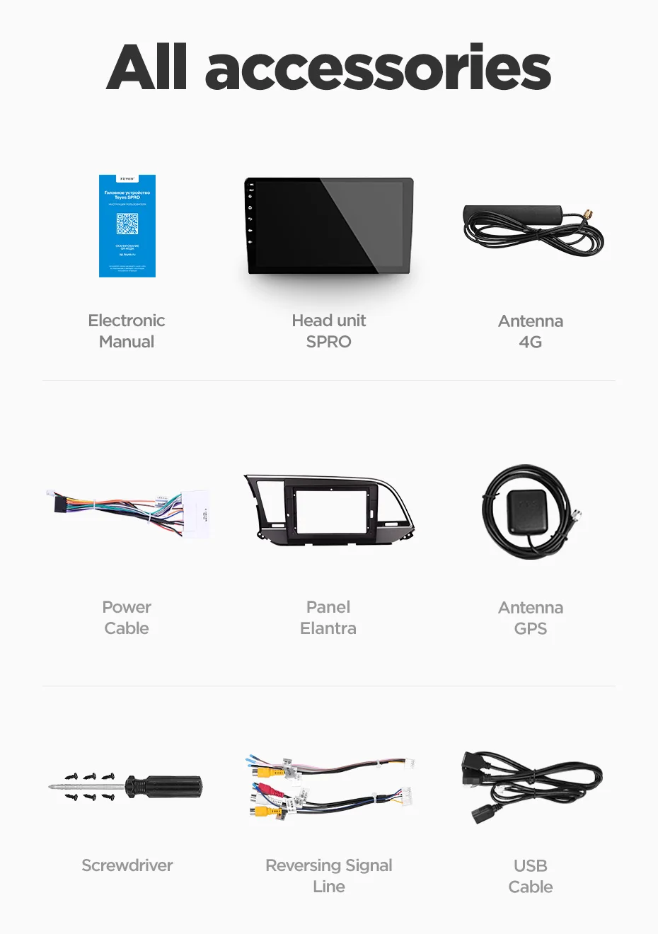 Flash Deal TEYES SPRO For Hyundai Elantra 6 2015 2016 2017 2018 Car Radio Multimedia Video Player Navigation GPS Android 8.1 No 2din 2 din 26