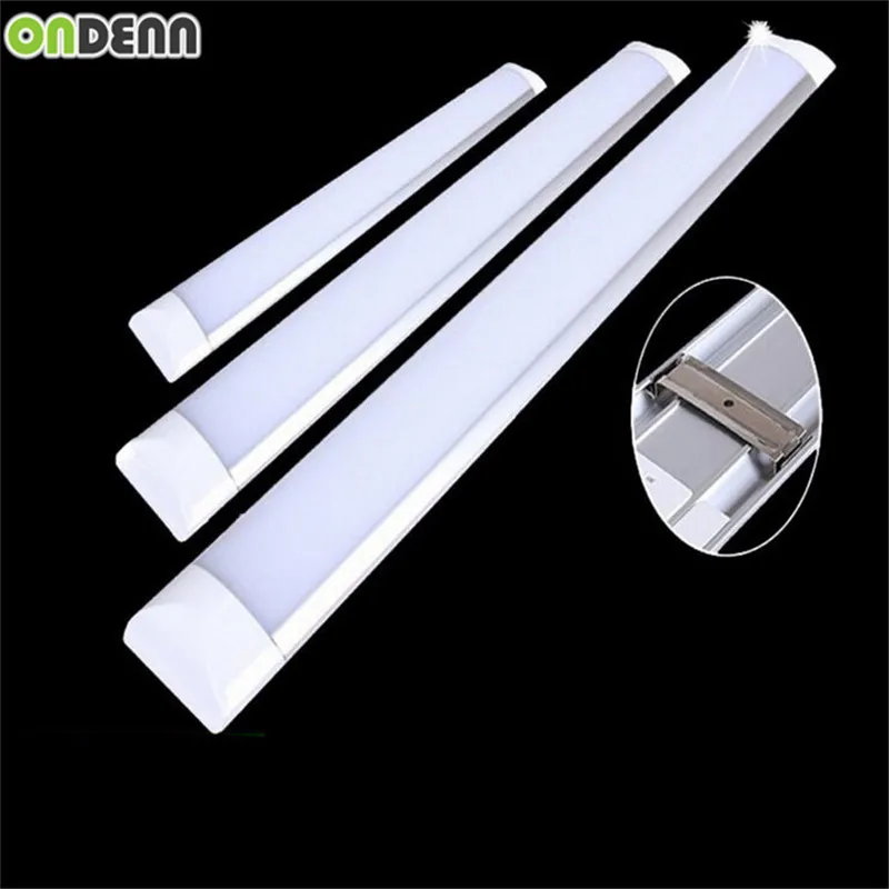 

10pcs/lot 600mm 1200mm 40W Double Row explosion proof tube led Tri-Proof light batten led tube AC85-265V Free Shipping
