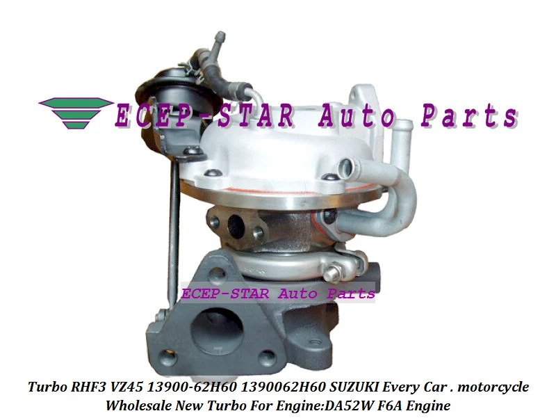 Turbo RHF3 VZ45 13900-62H60 13900 62H60 1390062H60 Turbocharger For ISUZU For SUZUKI Every motorcycle DA52W F6A Engine  (1)