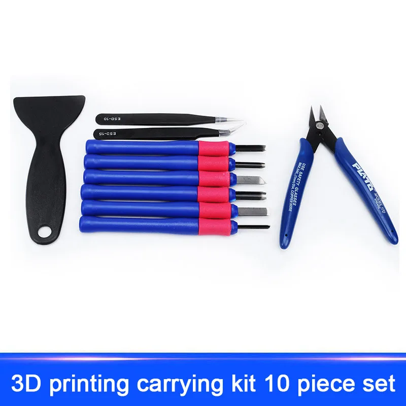 

Newly 10pcs Set Cutting Pliers Tweezers 3D Printer Tool Kits Accessories For Repairing
