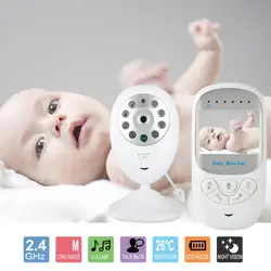 Babykam babyphone камера няня 2,4 дюймов ИК ночного видения колыбельные датчик температуры домофон зум детский телефон камера няня