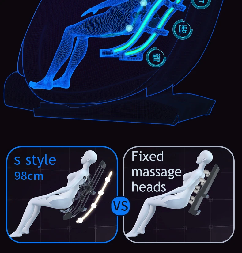 SminG массажное кресло домашнее автоматическое тело капсула диван кресло Электрический многофункциональный массажный диван SM-770