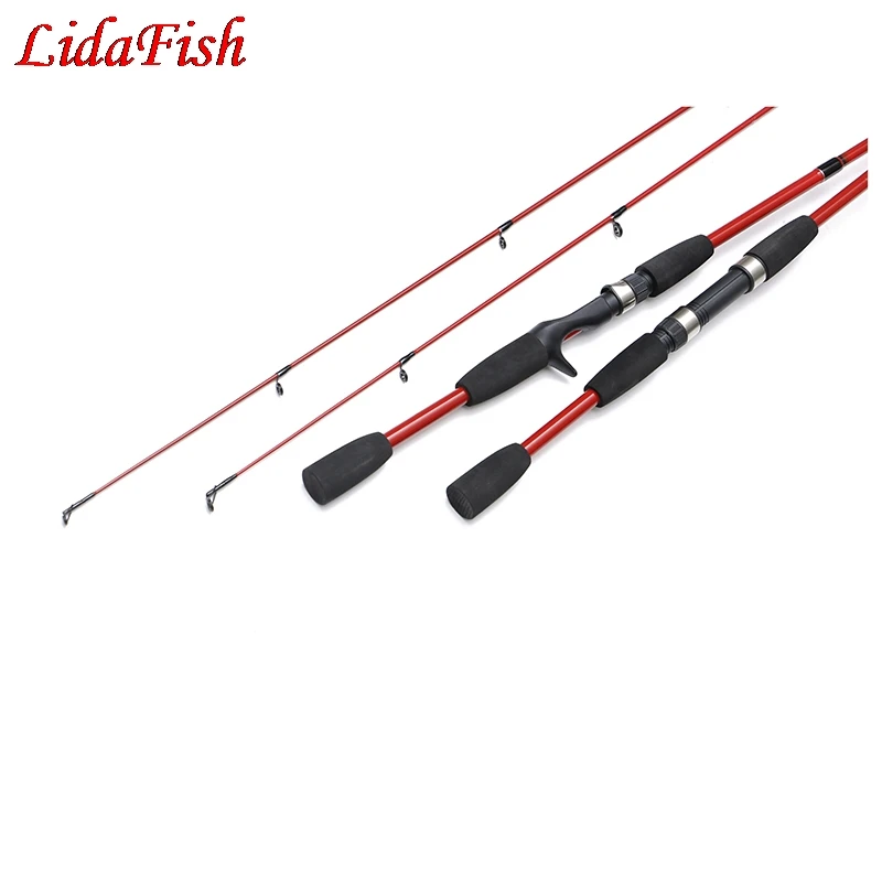Fishing Rod 1.8M 2.1M 2/3 Section M Power Carbon Fiber Spinning/Casting Travel Rod Tackle Fishing Rod 1.8M 2.1M 2/3 Section M Power Carbon Fiber Spinning/Casting Travel Rod Tackle