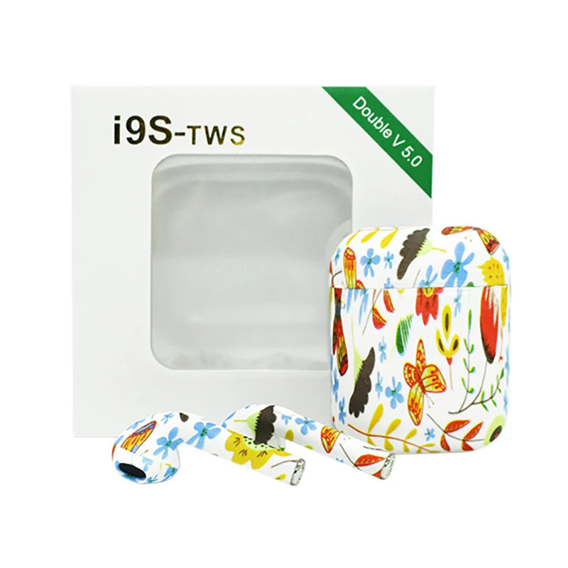

New i9s TWS Mini Wireless Bluetooth 5.0 Headphones True Stereo Earbud Sports Headset With Charging Box Mic For All Smart phone