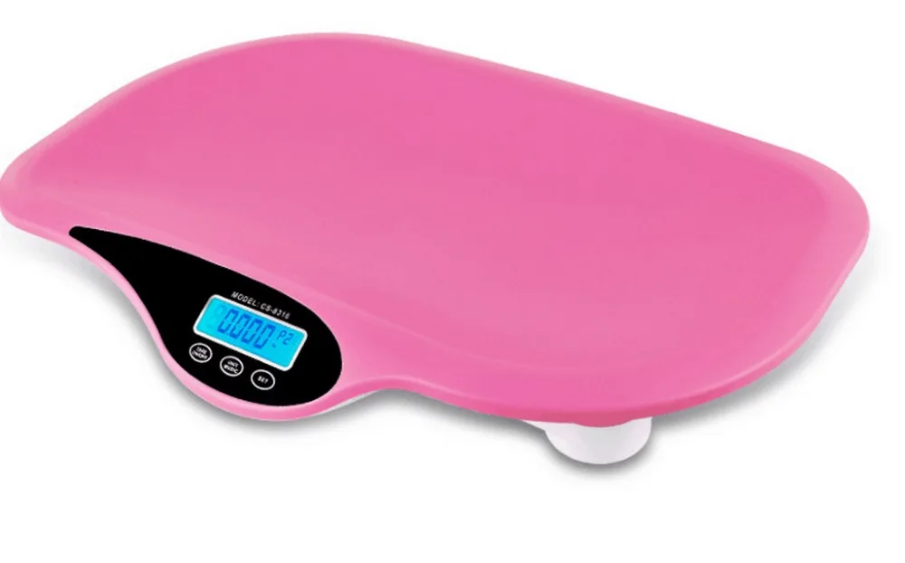 

20KG Baby Scale Infant Digital Electronic Solid Color Weighting With Music & Temperature LCD Display Healthy For Kids Baby Scale