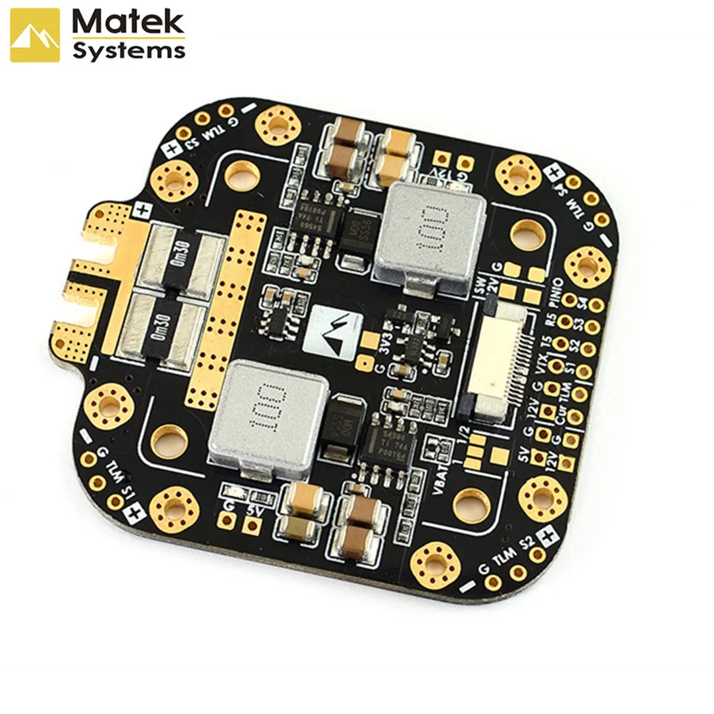 

Matek Systems XCLASS FCHUB-12S PDB Board 5V & 12V Output w / Current Sensor 3-12S lipo For RC Models Spare Part DIY Accs