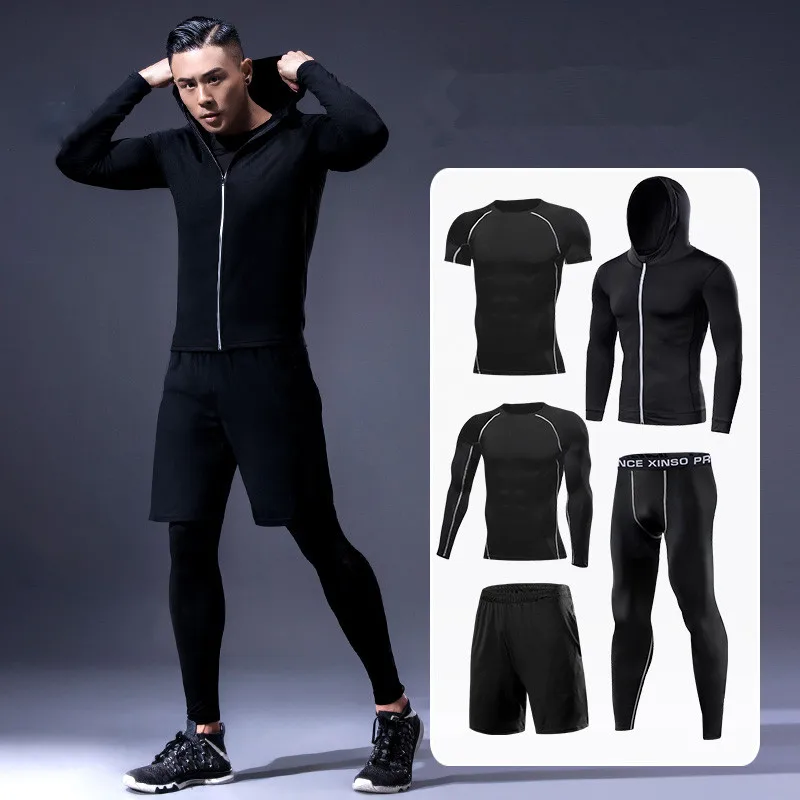 Подарочный набор для спортсмена. Набор "для спортсмена". Набор мужской одежды. Компрессионный комплект для спорта мужские 5в1 nike. Спортивная одежда для тренировок мужская.