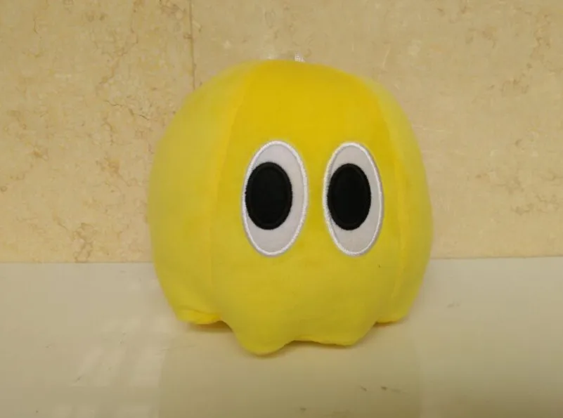 16 см пикселей плюшевые игрушки Pac Ghost Pacman маска призрака мягкий фильм набивная
