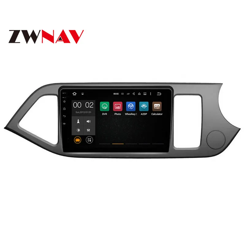 Excellent Android 8.1 Car No DVD Player GPS Navigation Stereo Radio For KIA PICANTO MORNING 2011 2012 2013 2014 2015 2016 Right Driving 3