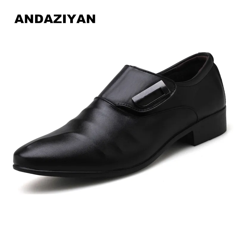 De Negócios marrom Tendência Grande Sapatos Masculinos Vestido Preto Sapatos Respirável Apontou Casuais Tamanho qp5dB