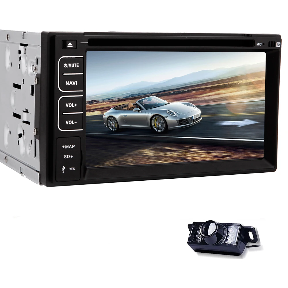 Discount Steering Wheel Car DVD Player Bluetooth FM AM Touchscreen Receiver Autoradio Video Radio Map GPS Stereo RDS Navigator 14