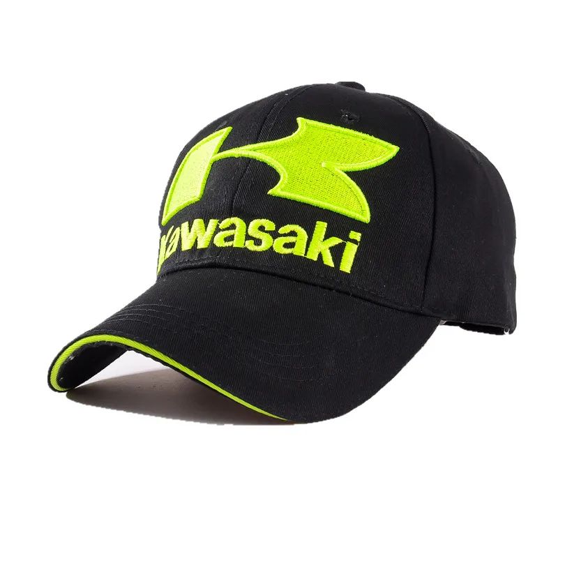 

New Kawasaki Ninja 76 Motorcycle Racing Cap Mens Sport Cap Cool Casual Sun Racing F1 Baseball Cap Outdoor Casquette