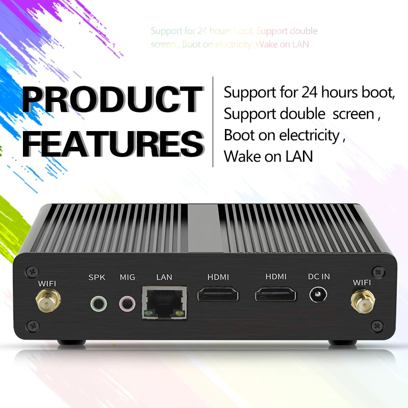 Fanless Intel N2920 Mini PC NUC Windows 10 Desktop Computer Pocket PC barebone system Nettop Celeron