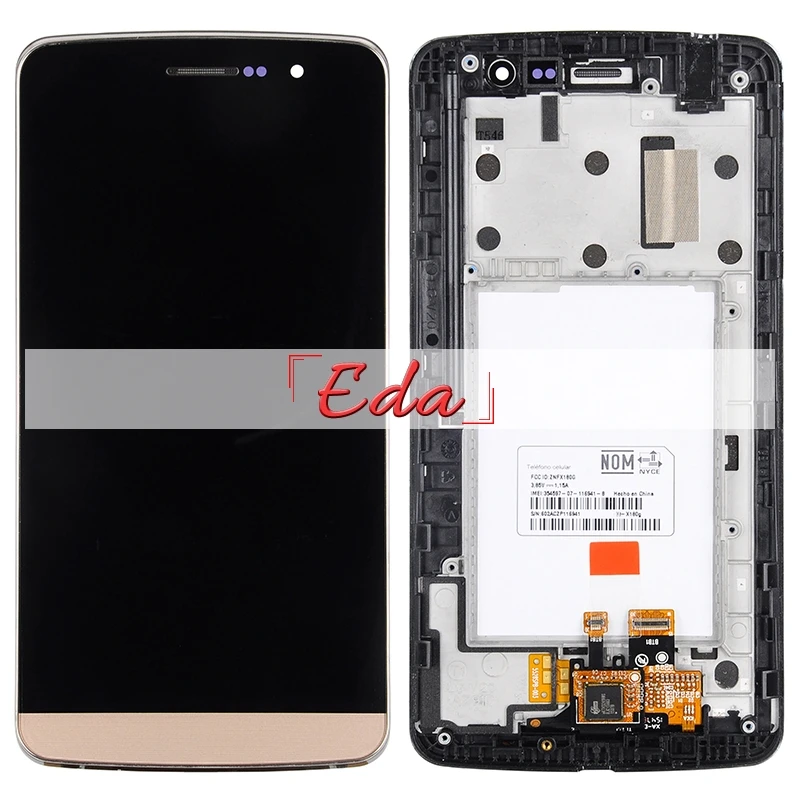 

For LG Zone Ray X180 X180G X190 Lcd Display With Touch Screen Digitizer Panel Assembly With Frame 1Pcs 5.5inch+tools