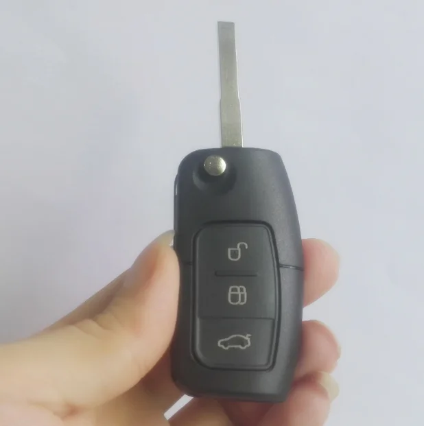 

Flip Folding Remote Key Shell for FORD Focus mondeo Key Case 3 Button