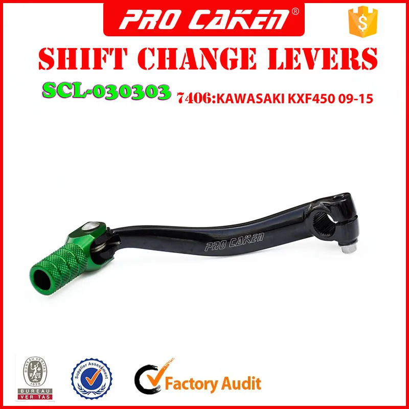 CNC forward controls Gear change Shift Lever for kawasaki kxf450 Dirt Bike Offroad