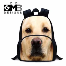 Дети Школьные сумки Симпатичные животные Войлок рюкзаки для маленьких девочек собака 3D Печатный Учиться в России для детского сада мальчиков Мода Тигр день пакет