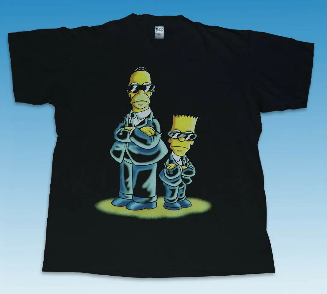 

Vintage Bart Simpson, Men in Black T-Shirt 2018 New Pure Cotton Short Sleeves Hip Hop Fashion Mens T Shirt