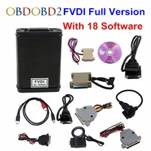 FVDI Full Version (Including 18 Software) FVDI ABRITES Commander FVDI Diagnostic Scanner Unlock Version For Odometer IMMO ECU
