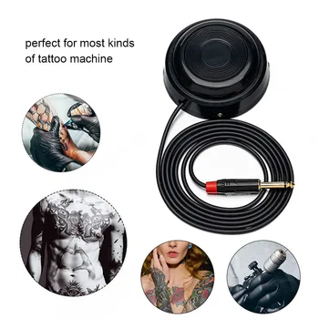 

Aluminum Alloy Tattooing Pedal Tattoo Foot Pedal Switch for Tattoo Machine Power Supply 360 Degree Round Tattoo Tool Accessories