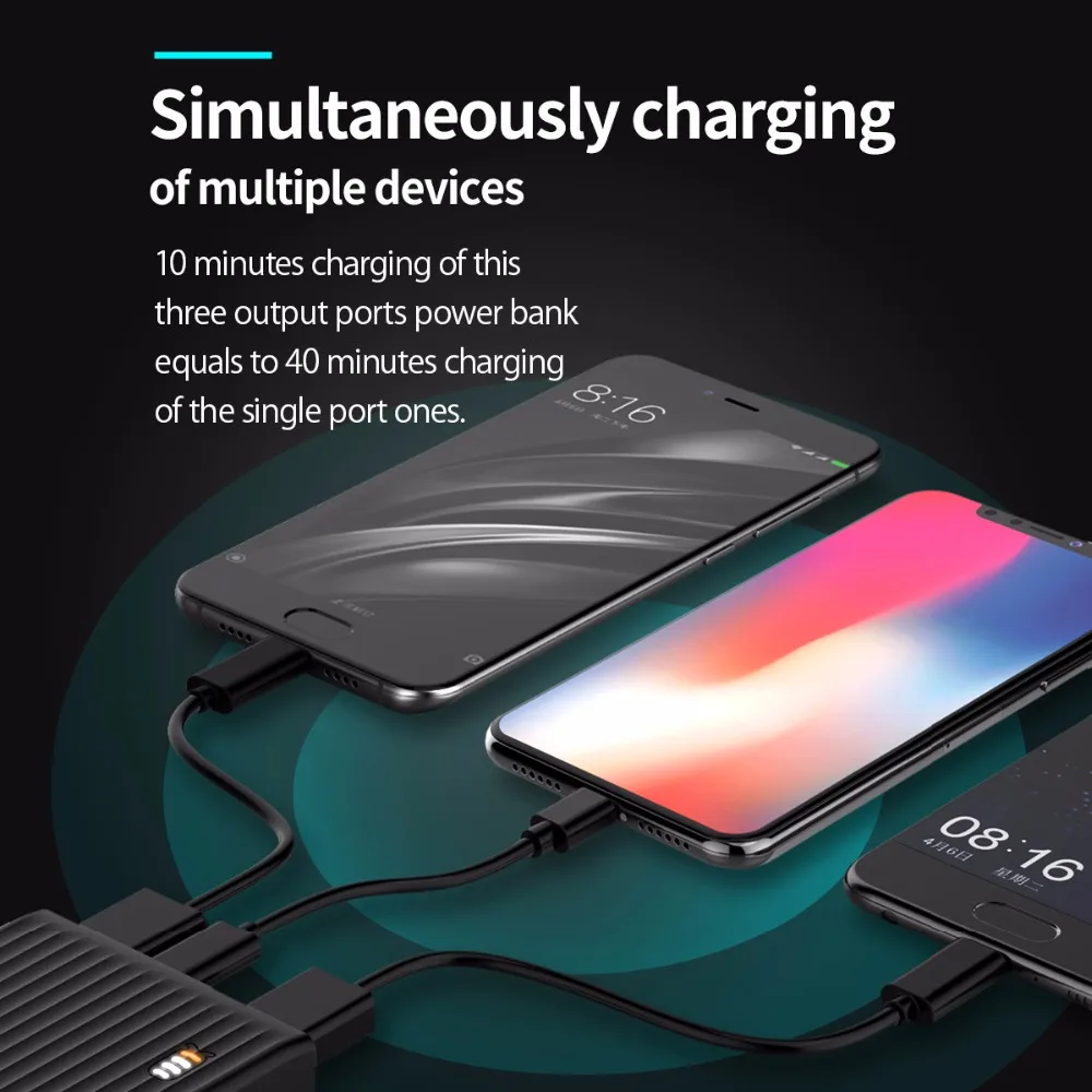 ORICO QC3.0 Power Bank 20000 mah BC1.2 Type-C Two-way Quick Charger 18W Max Output External Battery for Samsung Xiaomi Huawei ORICO QC3.0 Power Bank 20000 mah BC1.2 Type-C Two-way Quick Charger 18W Max Output External Battery for Samsung Xiaomi Huawei