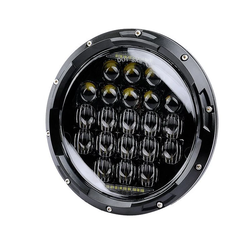 7 ''DRL фары для Lada 4x4 urban Niva дюймов светодиодный фонарь Jeep Wrangler Land Rover Defender