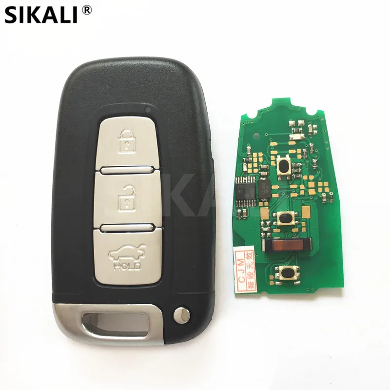 

3 buttons Car Smart Remote Key for Hyundai I30 I45 Ix35 Genesis Equus Veloster Tucson Sonata Elantra
