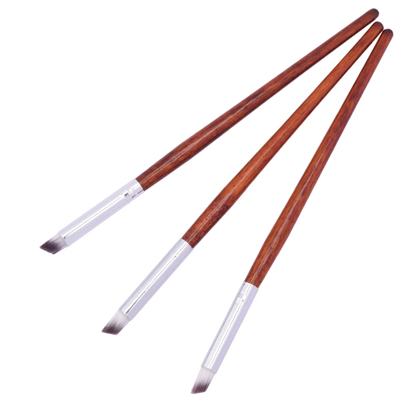 

RSTYLE 1PCS Nail Pen Nail Art Brush Gradient Dizzy Dye Pen Wood Handle Angle Nail Painting Dotting Tools for Nail Salon