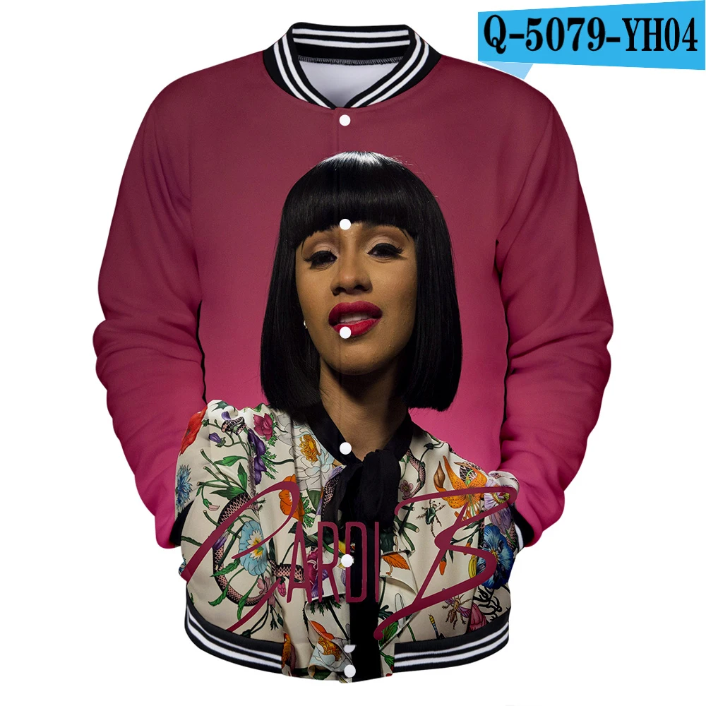 Женская одежда зимняя ветровка Женская бейсбольная куртка Cardi B Harajuku Veste Femme Повседневная Горячая Распродажа Пальто и куртки - Цвет: Q5079