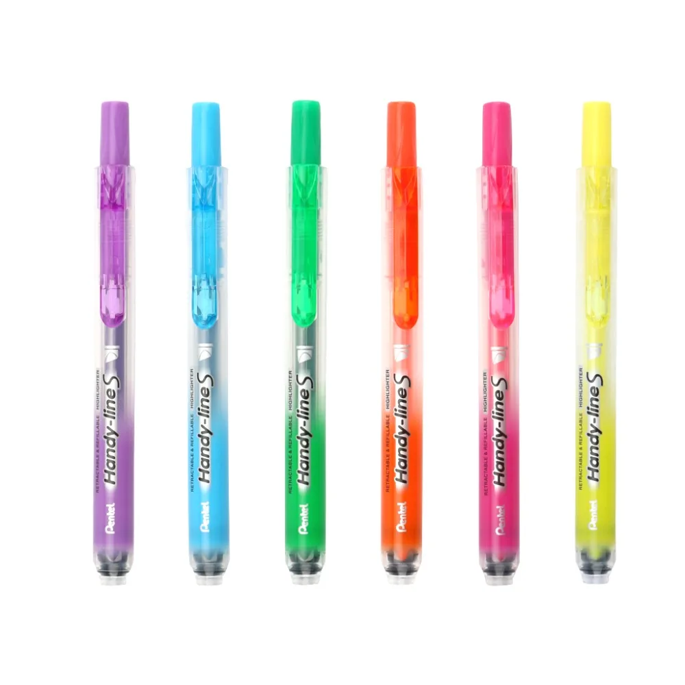 1 шт Pentel Handy Line S Highligter маркер 4 0 мм Выдвижной многоразовый