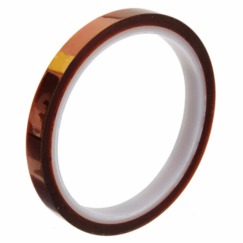

1PC One-side Self-adhesive 10mm X 100ft High Temperature Heat Resistant Polyimide Tape Frequency Top Quality