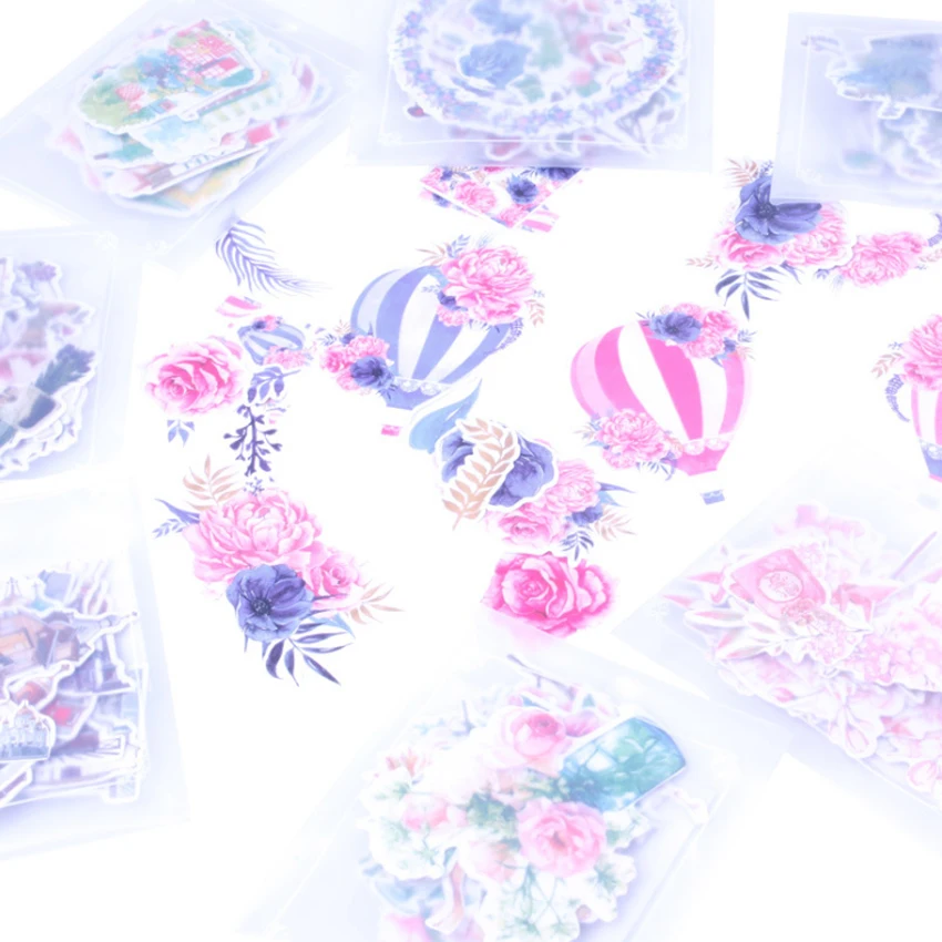 

15pcs/pack Japanese Style My Flower World Cute Sticker For Student Gift Diary Album Account Decoration Stickers Scrapbooking