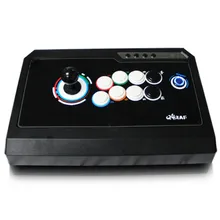 New Triple function game joystick arcade fighting without delay USB computer Fluorescence Arcade Wrestle rocker PC Games handle